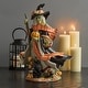 preview thumbnail 2 of 6, Fitz and Floyd Halloween Harvest Witch Figurine, 16.75 Inch