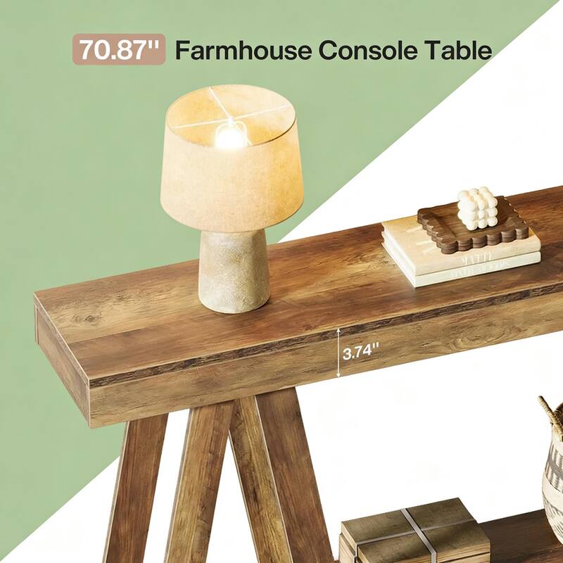 2-Tier Hall Table, Entryway Table, Functional Console Table