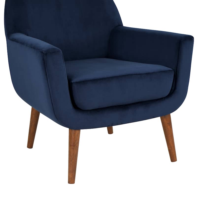 Adrian Mid-Century Velvet Arm Chair by Greyson Living