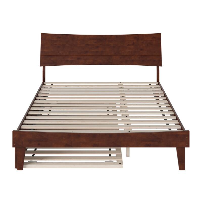 Phoenix Wood Platform Bed with Trundle