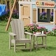 preview thumbnail 3 of 193, Laguna Kids Outdoor Poly Adirondack Chair With Side Table 2-Piece Set