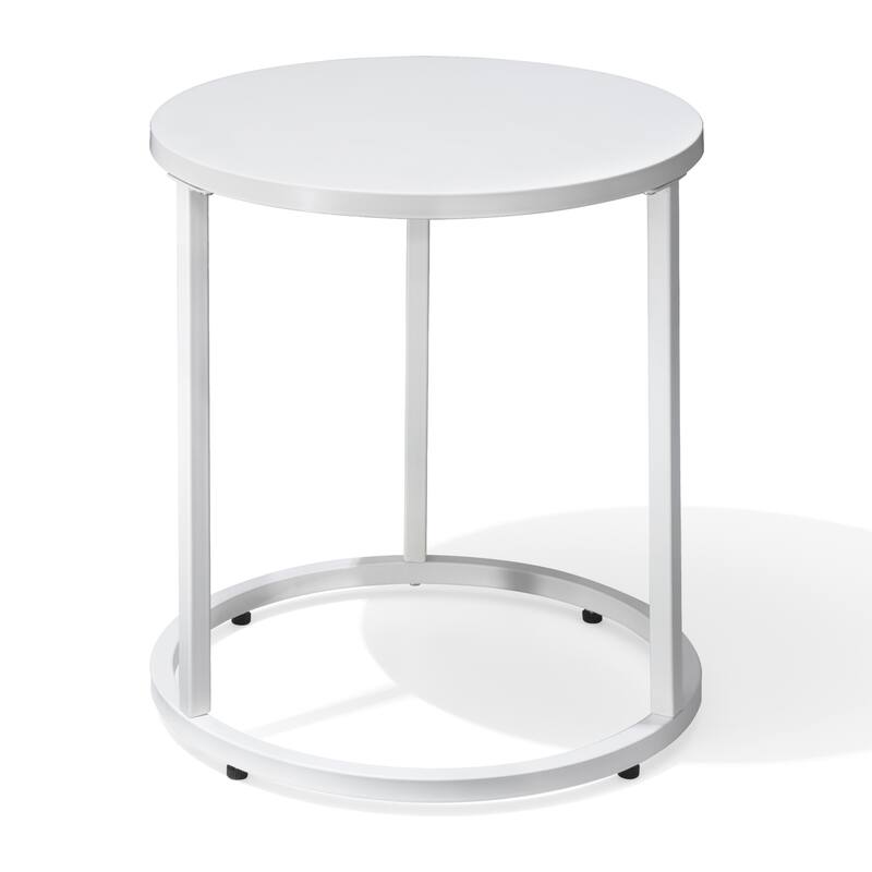 VredHom Patio Outdoor Metal Side Table