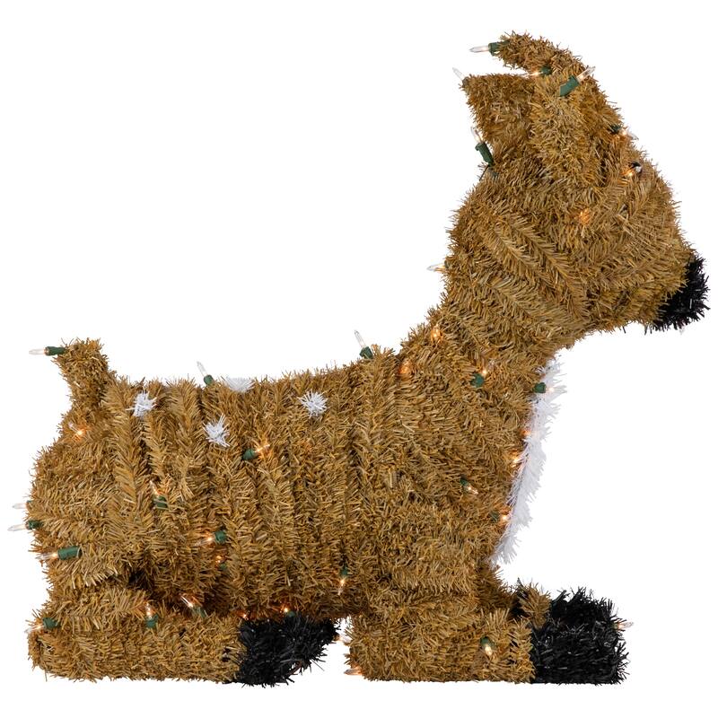 Pre-Lit Fawn Reindeer with Spots Outdoor Christmas Decoration - Brown - 22"