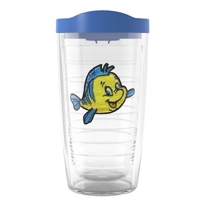 Tervis Disney The Little Mermaid Flounder Made in USA Double Walled Insulated Travel Tumbler, Classic