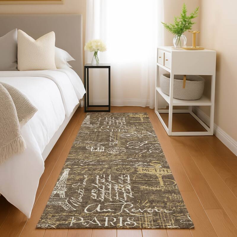 Machine Washable Indoor/ Outdoor Paris Chic Chantille Rug