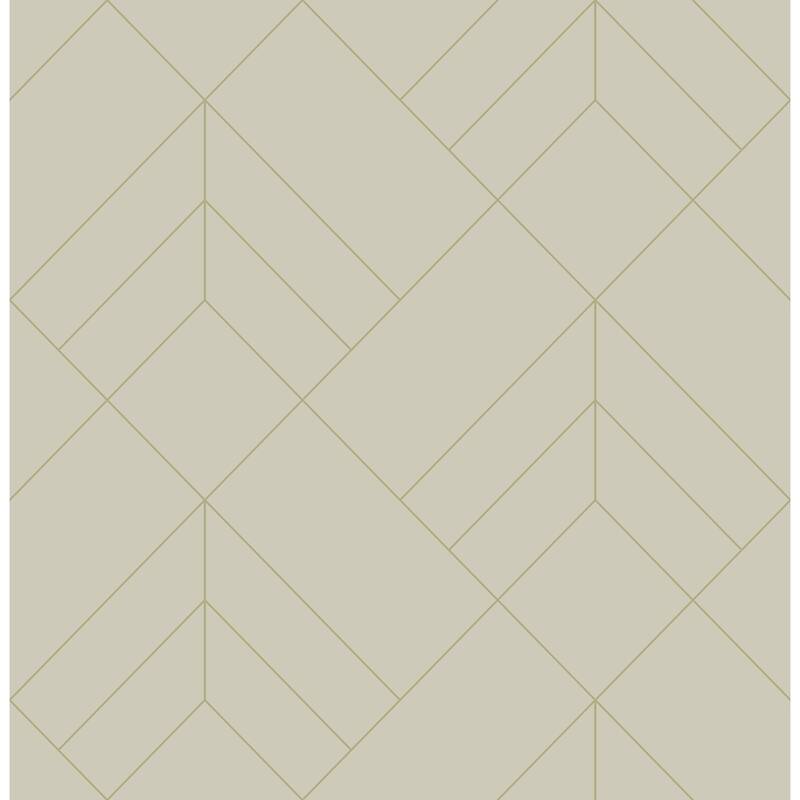 A-Street Prints Sander Light Grey Geometric Wallpaper