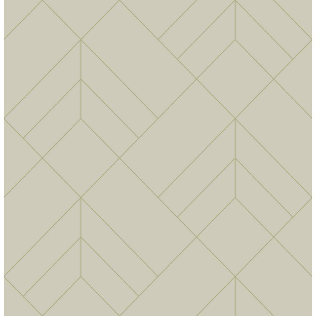 A-Street Prints Sander Light Grey Geometric Wallpaper