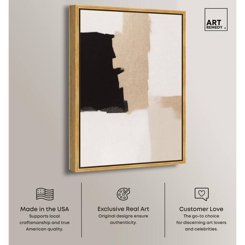 Earth and Ink IV Canvas by Art Remedy