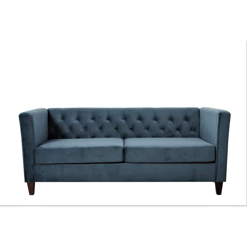 Lisette 73.3'' Velvet Square Arm Sofa
