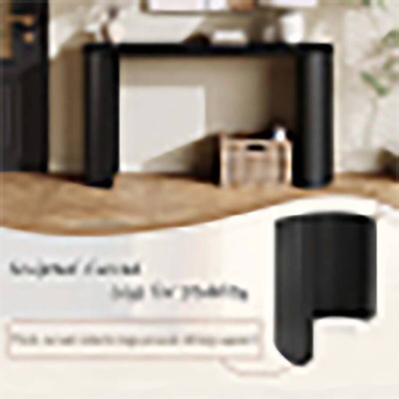 Entryway Accent Table with Beaded Trim and Reversible Curved Legs,for Hallway,Living Room