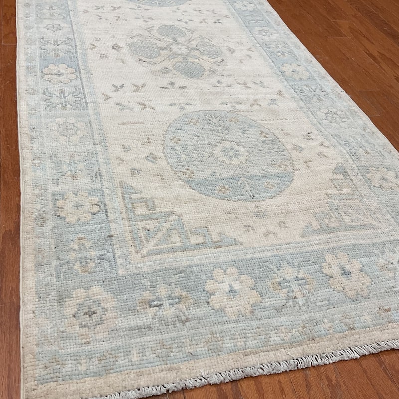HERAT ORIENTAL Handmade Oushak Wool Runner - 2'9" x 11'1"