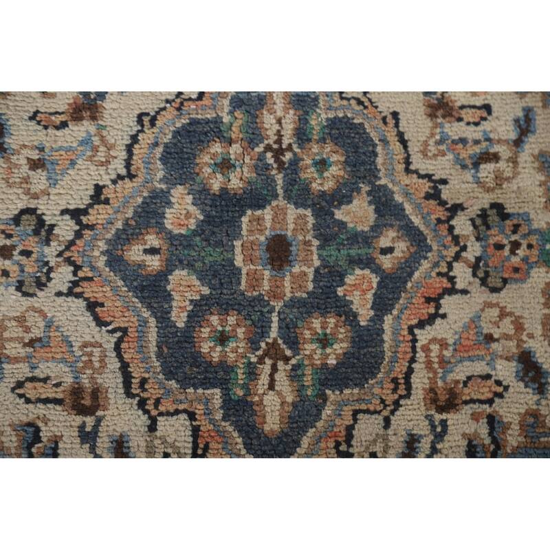 Hand Knotted Oriental 100% Wool Carpet Traditional Floral Oranges & Rust Hamedan Area Rug - 8' 3'' X 5' 2''