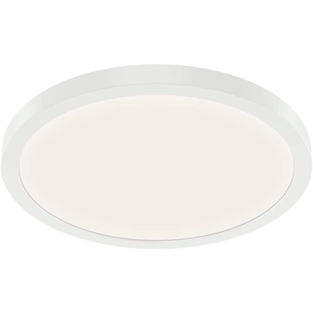 Kichler 53011WH30 Ara 12" Wide LED Flush Mount Drum Ceiling Fixture