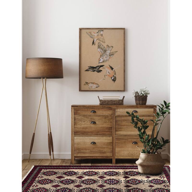 ECARPETGALLERY Hand-knotted Teimani Tan Wool Rug - 3'3 x 5'1