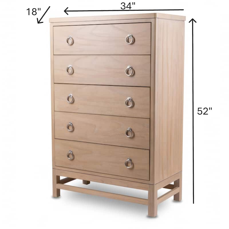 Sea Winds Monterey - 5 Drawer Chest - Sandstone Finish
