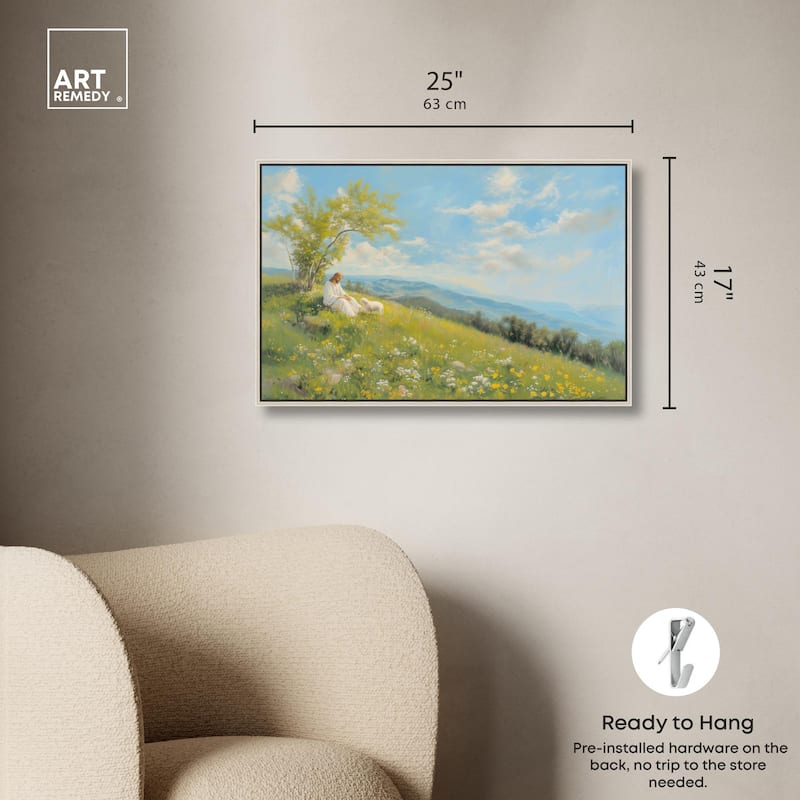 Pastoral Peace I Canvas by Art Remedy