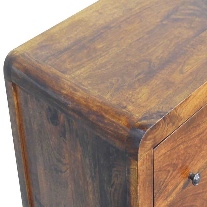 Artisan Furniture Solid Wood Aspen Chest, Brown, 3 Drawers - N/A