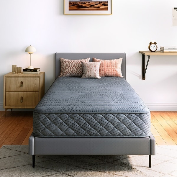 slide 2 of 14, SweDrea Twin Size 8 in. Hybrid Mattress – Medium Firm Breathable and Supportive for Pressure Relief in Dorms, Apartments