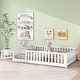 preview thumbnail 30 of 78, Twin/Full/Queen Size Floor Bed with Safety Guardrails, Toddler Floor Bed for Girls and Boys