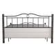 preview thumbnail 7 of 24, Carbon Loft Tiblier Textured Black Metal Bed with Brushed Charcoal Wood Posts