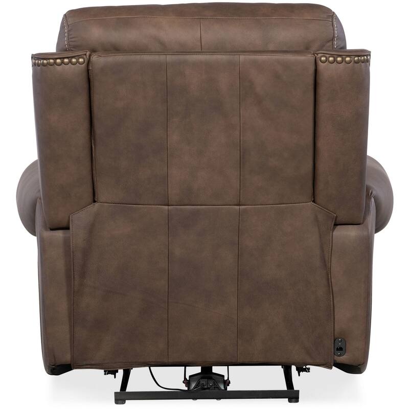 Hooker Furniture SS635-PHZL1 Duncan 43" Wide Metal Framed Leather