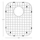 preview thumbnail 2 of 1, Karran Stainless Steel Bottom Grid 13-1/4" x 17-1/4" fits E-360R