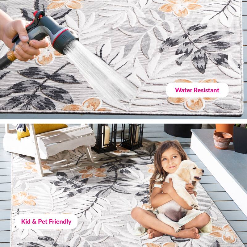 SAFAVIEH Cabana Indoor/ Outdoor Waterproof Transitional Rug