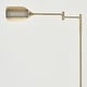 preview thumbnail 8 of 36, Brightech Leaf 53 in. Industrial 3-Way Dimming LED Floor Lamp with Brass Metal Empire Shade