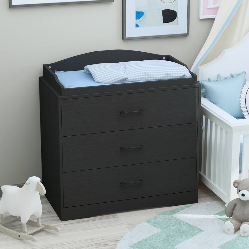 3-Drawer Dresser With Changing Top