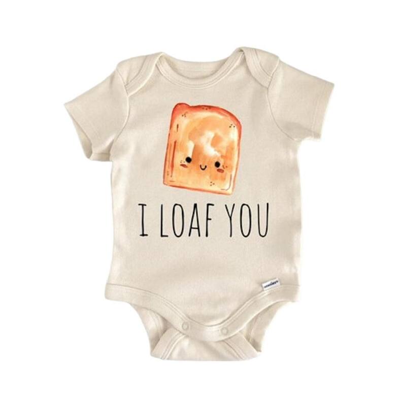 Bread Baking Loaf Baker Foodie - Baby Boy Girl Clothes Infant Bodysuit Funny Cute - White - Newborn