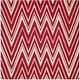 preview thumbnail 67 of 122, SAFAVIEH Handmade Cambridge Tinnie Modern Moroccan Wool Rug 6' Square - Red/Ivory - Square