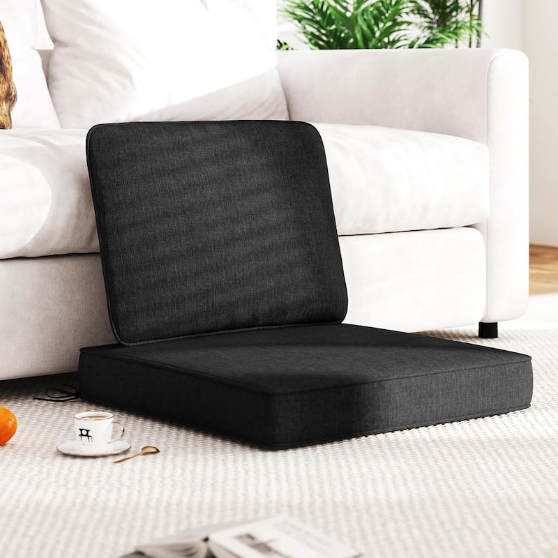 2/4/6/8 Pack Outdoor Chair Cushion Deep Seat &Backrest Pillow Set