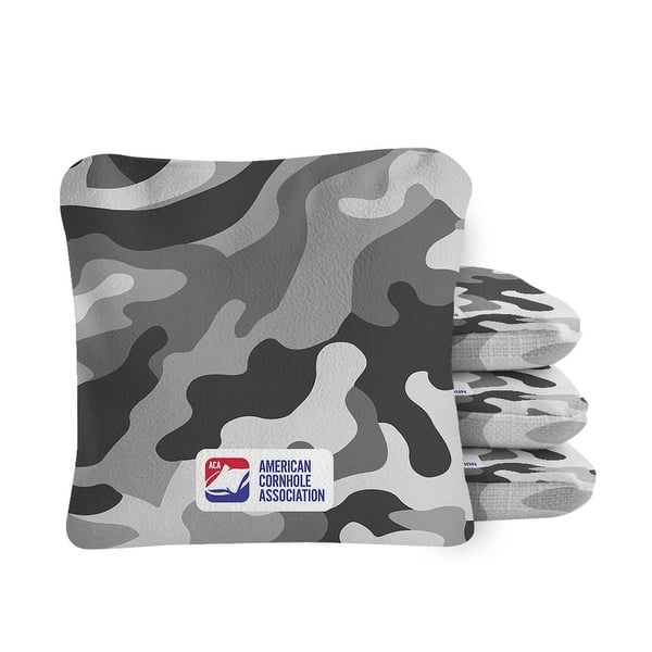 slide 2 of 4, Camouflage Gray Dual Sided Cornhole Bags