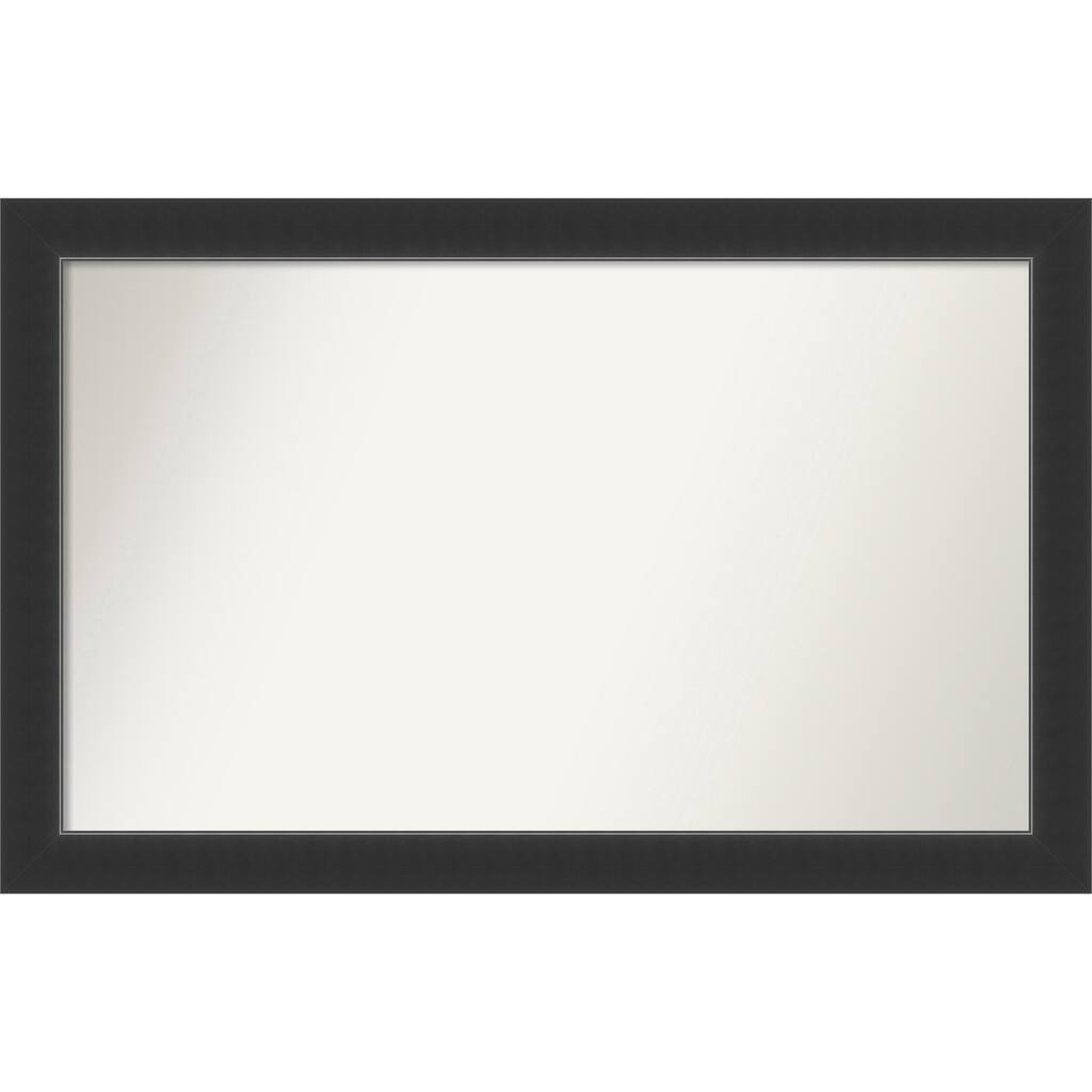 Wall Mirror Choose Your Custom Size - Extra Large, Corvino Black Wood