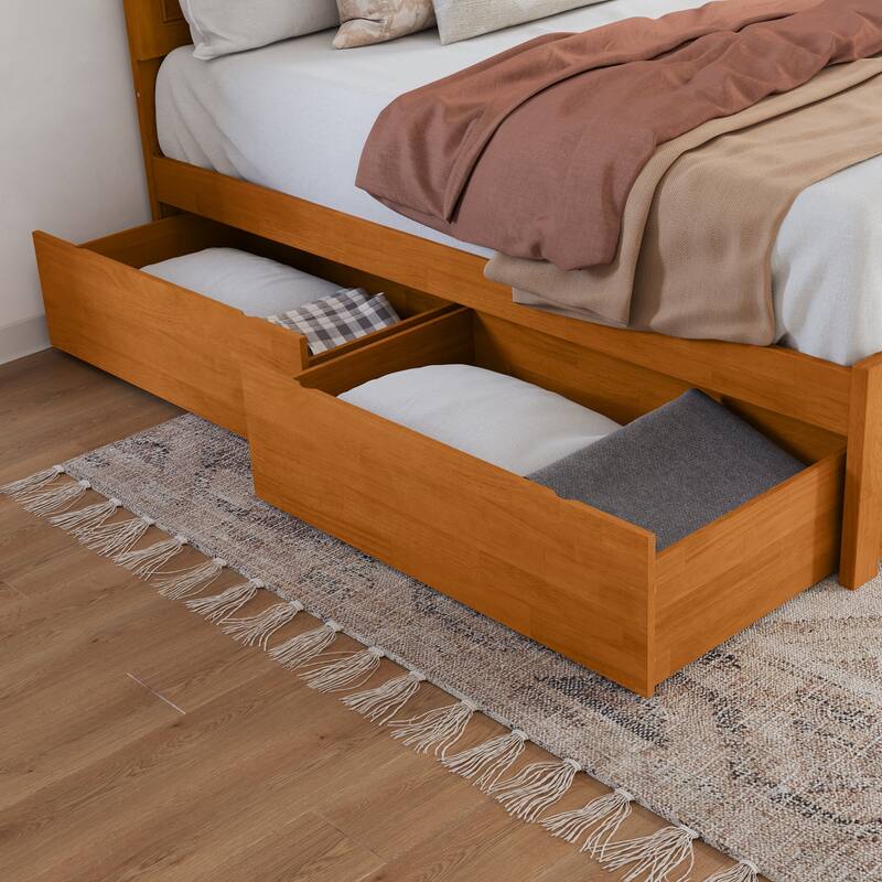 Canyon Platform Bed with Matching Footboard & Storage Drawers