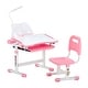preview thumbnail 14 of 23, Kids Chair and Desk Set Table with Adjustable Height and Steel Frame Suitable for Any Room - 27.56 x 20.08 x (20.87 - 27.95) in