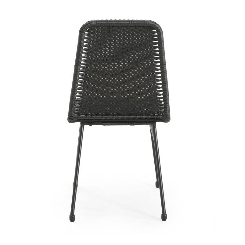 Madison Outdoor Rattan Dining Chair (Set of 2) by Christopher Knight Home