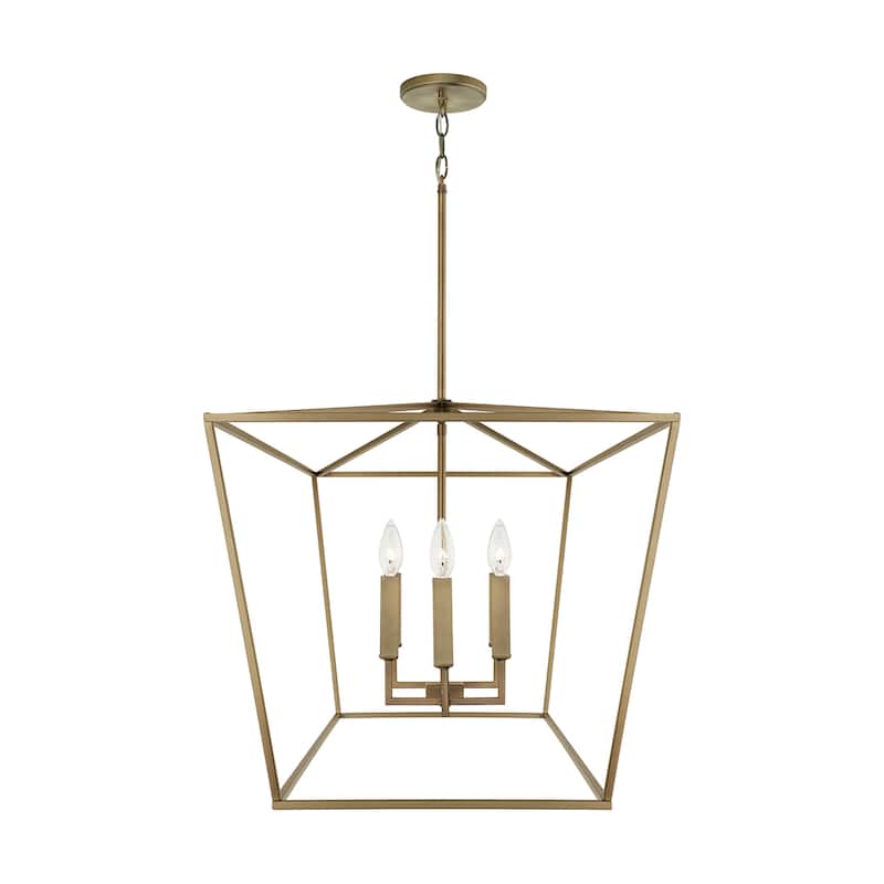Vincent 8-light Black Iron Hanging Chandelier