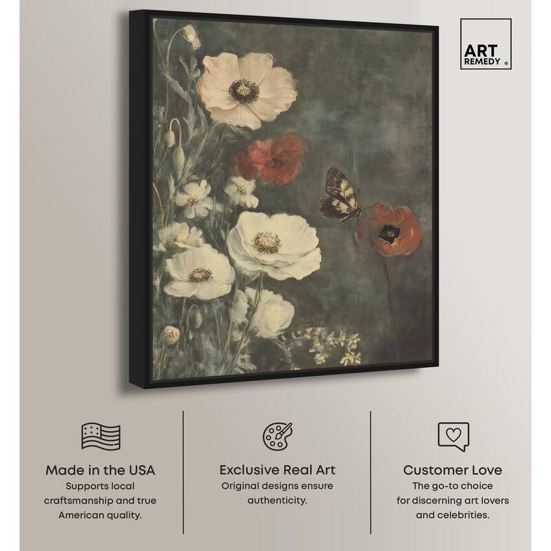 Vintage Botanicals I Canvas by Art Remedy