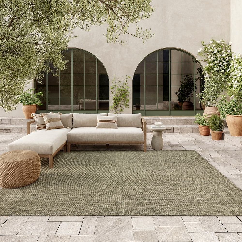 Nourison Tulum Indoor/Outdoor Solid Area Rug