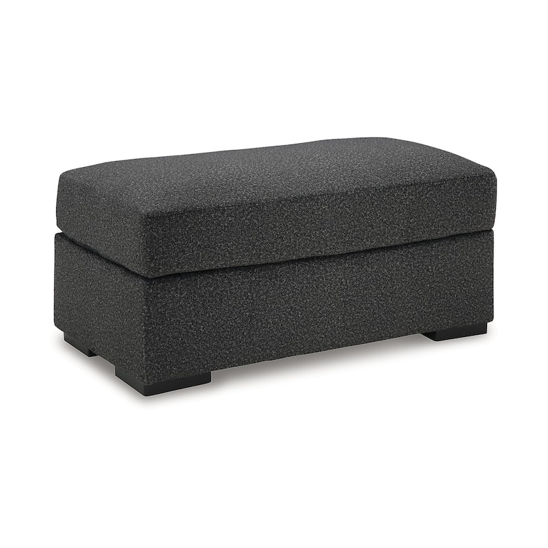 Signature Design by Ashley Wryenlynn Black Ottoman