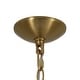 preview thumbnail 10 of 11, Mid-Century Candle Fabric Round Tapered Cone Cage Chandelier 20in