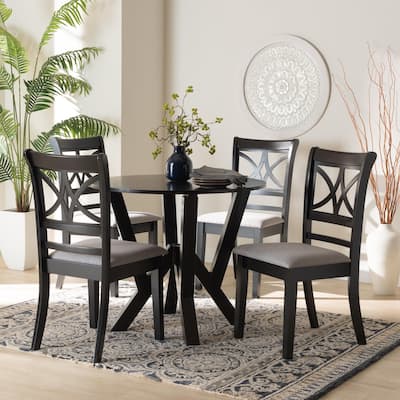 Mari Modern Wood 5-Piece Dining Set