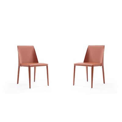 Paris Saddle Leather Dining Chair (Set of 4)