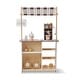 preview thumbnail 14 of 13, Teamson Kids Wooden Coffee Stand Pretend Play with Coffee Machine and 29 Pcs Accessories for Age 3-5 Kid and Toddlers