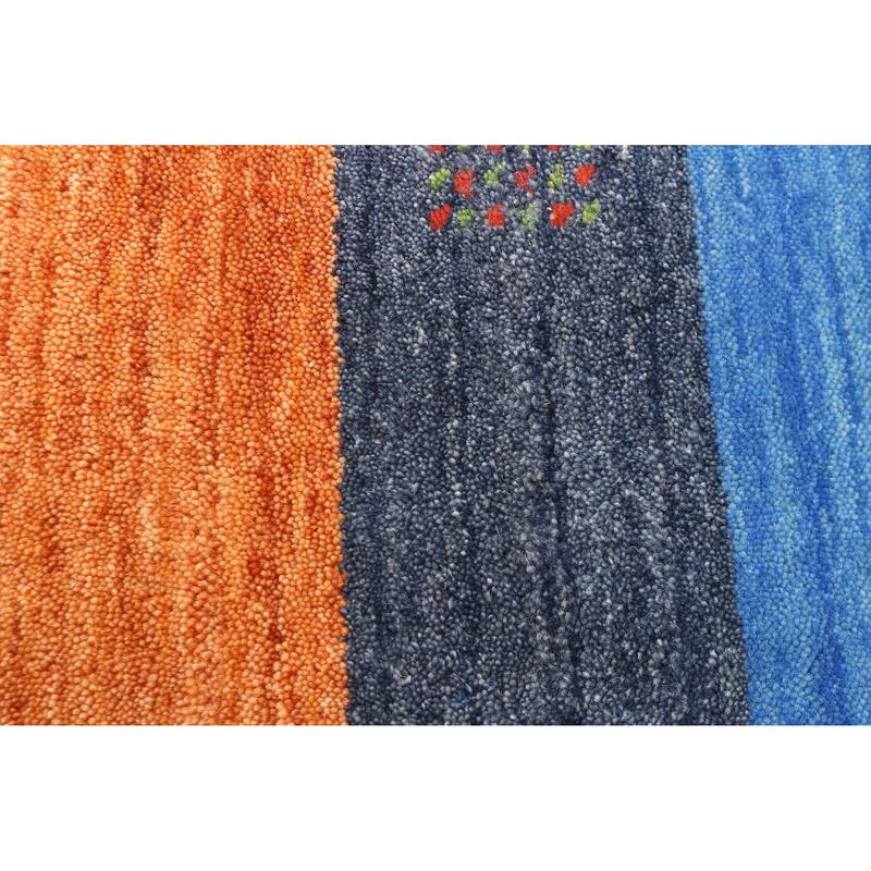 ECARPETGALLERY Hand Loomed Kashkuli Gabbeh Copper Wool Rug - 3'11 x 5'8