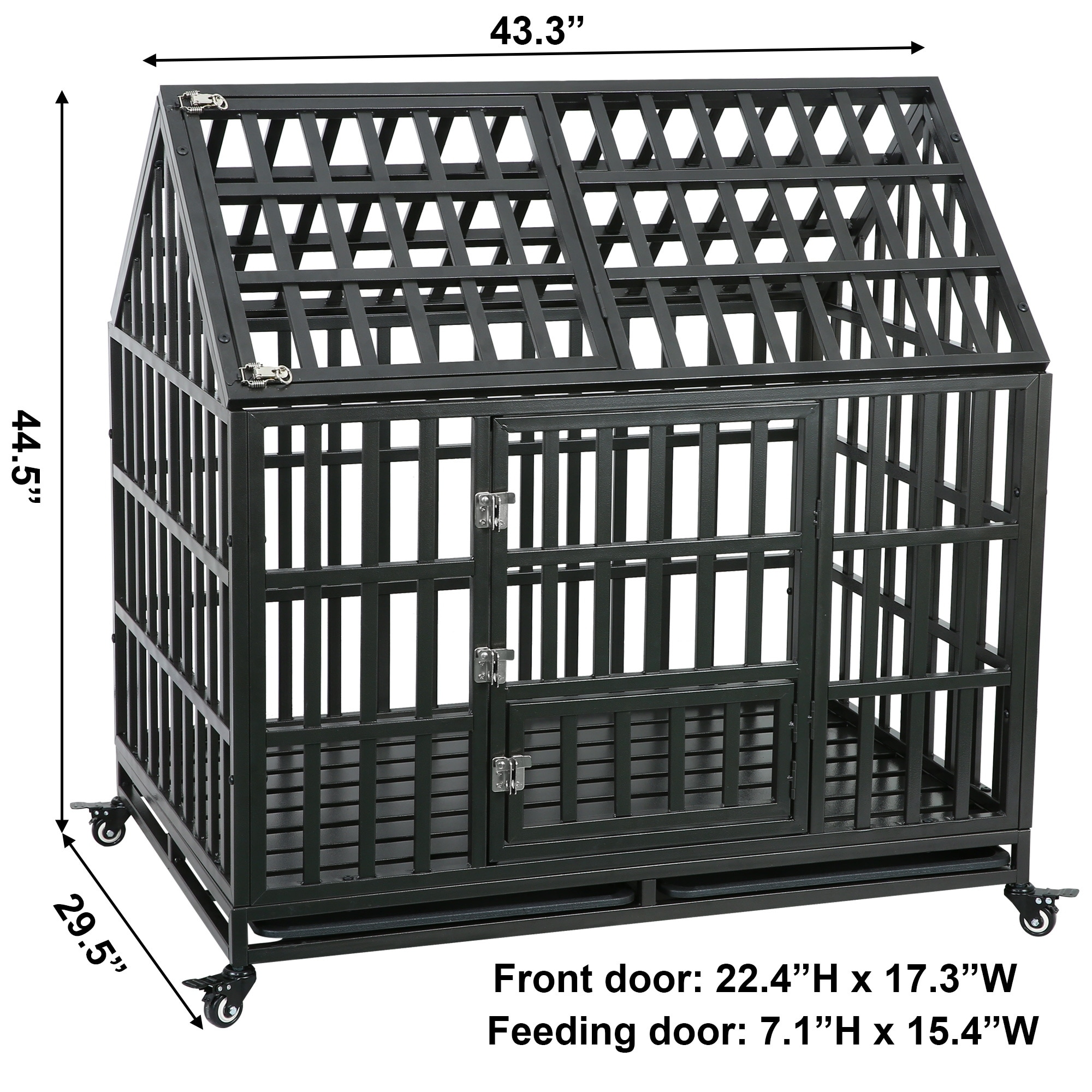 Dog cage black hotsell