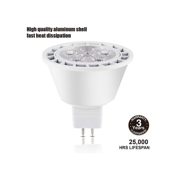 20 x Quality LED Downlight Globes Bulbs Lamps 12W MR16 12V AC/DC Cool Daylight 