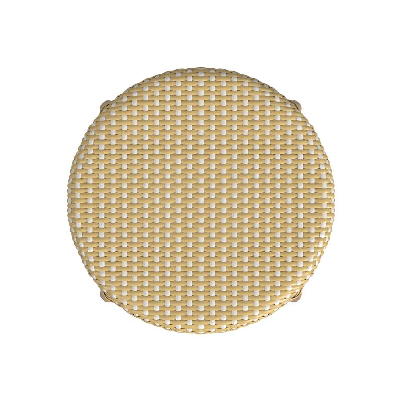 Tobias 24" Rattan Round Counter Stool