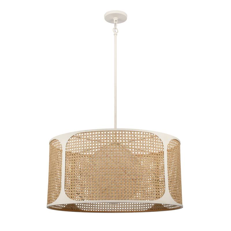 Elk Home Coastal Breeze White Coral With Opal Glass 1 Light Pendant